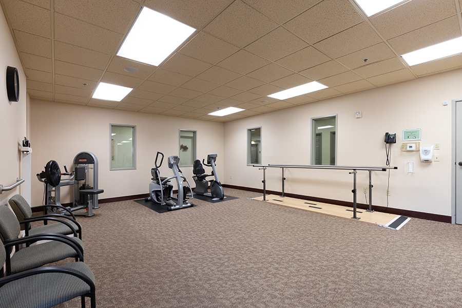 Exercise and physical therapy room at Solterra at Chandler