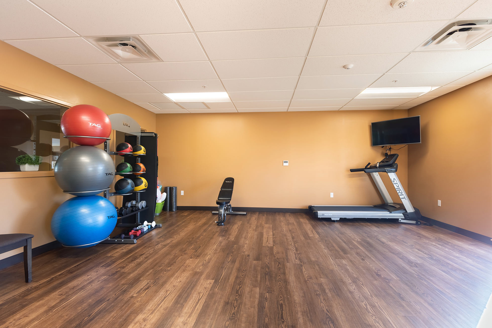 Exercise room at The Mission at Agua Fria