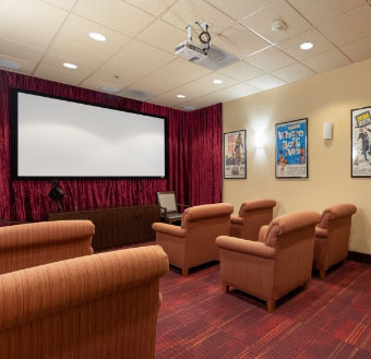 small movie theatre room